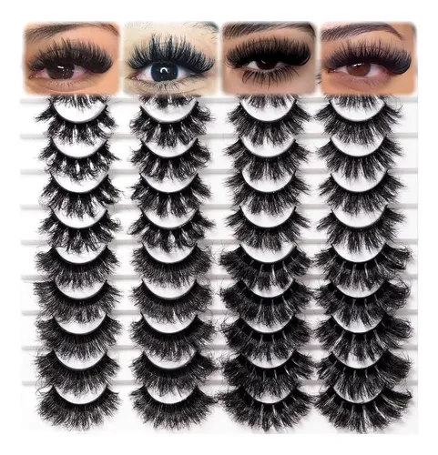 Pestañas Postizas Wikbik 20 Pares D1-fluffy Lashes