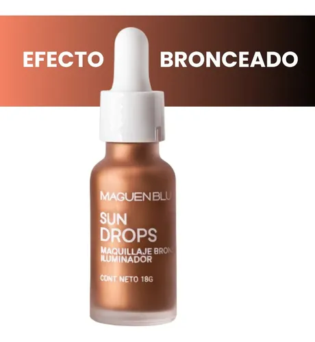 Bronzer Líquido Sun Drops Efecto Bronceado Glow Dorado Iluminador Bronceador En Gotas Rubor Multitasker Skincare Makeup Maquillaje Tono Personalizable