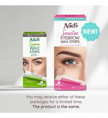Cintas De Cera Para Cejas Nad’s – Kit Completo 6 Cintas
