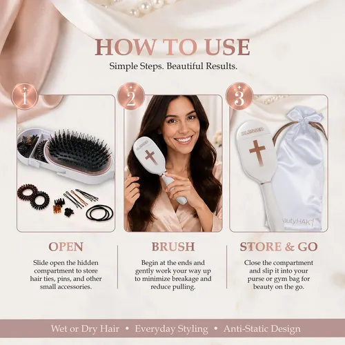 Set De Regalo Con Brochas De Pelo Beauty Hak Boar Bristle Pa