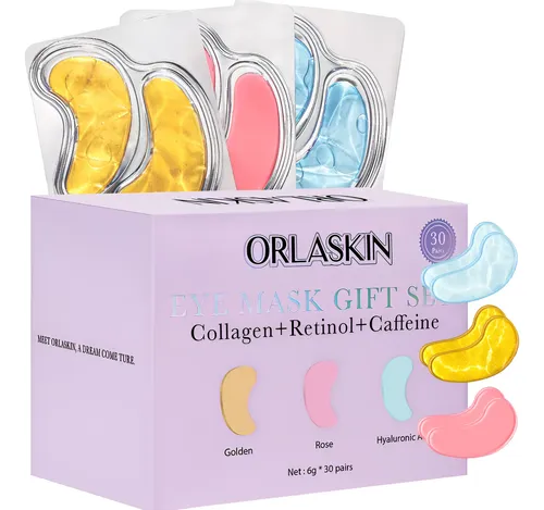 Mascarilla Ojos 24k Oro Hidratante Ojeras Y Bolsas 30pares