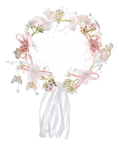 Accesorios Peinado Novia/damas Honor: Flores Colores Vivos Q