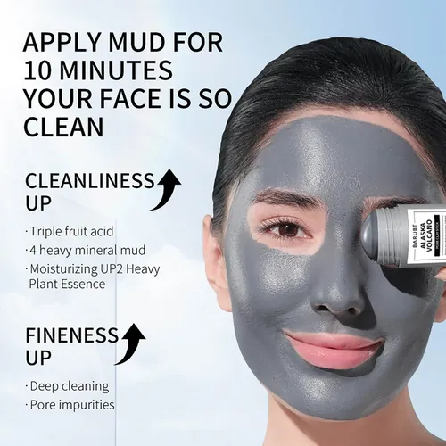 [rx Mascarilla Facial Limpiadora En Barra De Barro Volcánico