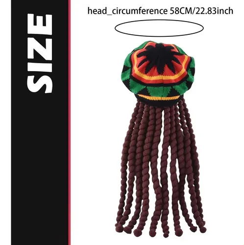 Sombrero Con Rastas, Peluca De Moda Para Fiestas, K