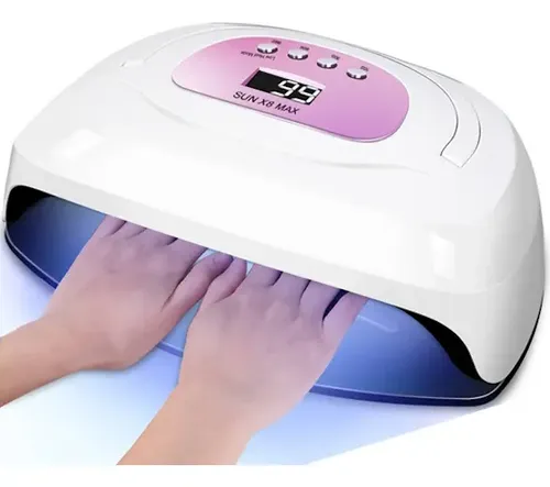 Cabina Sun Uv Led 220w Grande Para 2 Manos Profesional Gel