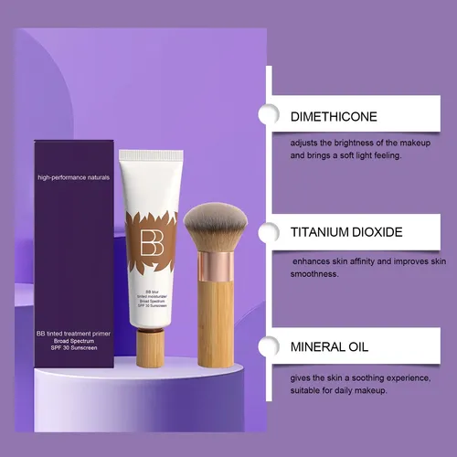 Traje Corrector Impermeable En Crema Con Brocha, 30 G