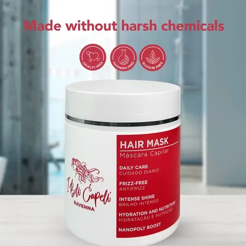 Mascarilla Capilar I Belli Capelli Ravenna Aloe Vera 500 G
