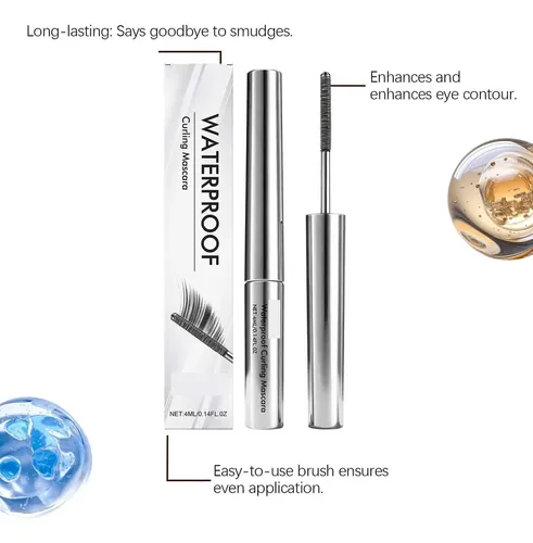 Máscara De Ondulação À Prova D'água, 4ml, 1 Unidade