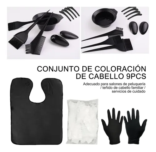 Kit De Cepillo Y Tazón Para Tinte De Cabello 22 Piezas,