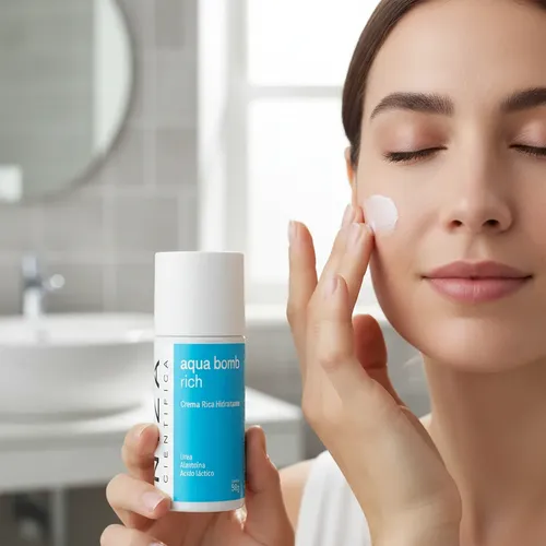 Crema Hidratante Aqua Bomb Rich Niza 50ml Día/noche