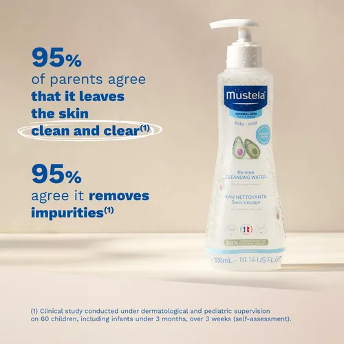 Agua Micelar Mustela Baby Cleansing Water, Paquete De 1