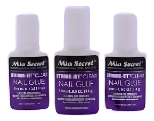 Pegamento Mia Secret Glue Para Uñas Postizas Tips Gotero 8gr