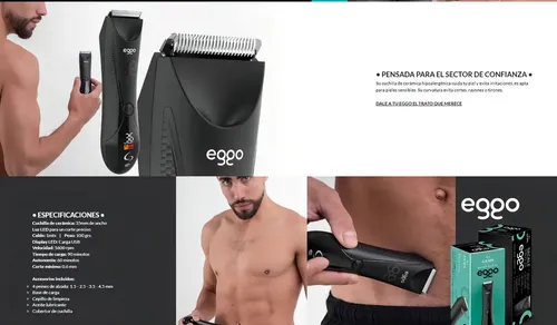 Cortadora de Cabello Depiladora Corporal GaMa Italy GT Eggo – Para Zonas Intimas
