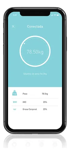 Balanza Digital Personal Bluetooth Silfab Be701i Negra