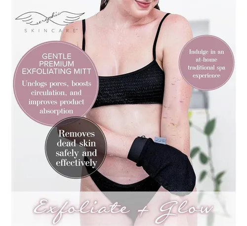 Guante Exfoliante Premium Con Viscosa Seraphic Skincare