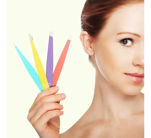 Tweezers Set Tomata For Eyebrows, Facial Hair, Splinter (4-p