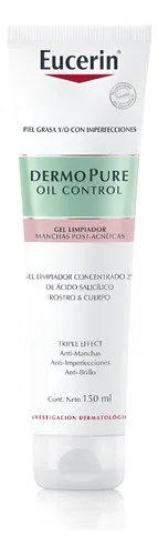 Eucerin Dermopure Gel Limpiador Concentrado 150ml Piel Grasa