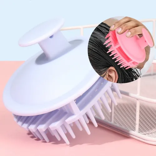 Cepillo De Masaje Para Cabello Húmedo Y Seco, De Silicona