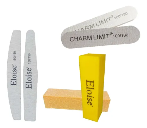Limas Distintos Grosores 150/150 100/180 Bloque Pulir Uñas
