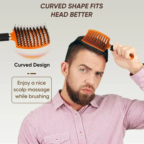 Cepillo De Pelo Kertiberif Boar Bristle Deenredling, Paquete