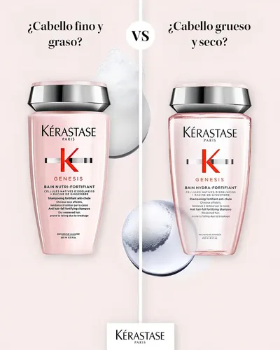 Kérastase Génesis Bain Nutri Fortifiant Shampoo Anti-Caída para Cabello Grueso | 250ml |