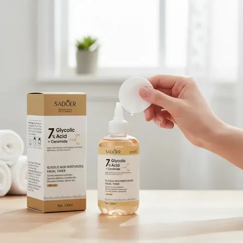 Tónico Exfoliante Con Ácido Glicólico Al 7% + Ceramide Todo Tipo De Piel Noche