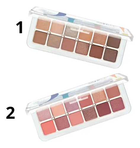 Paleta Sombras Para Ojos Oh! Metalizadas Maquillaje Saniye
