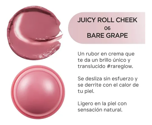 Rom&nd Rubor Juicy Roll Cheek 06 Bare Grape 06 Bare Grape