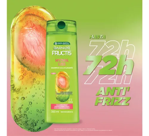 Shampoo nutrición Hidra Liss Fructis Garnier 350ml