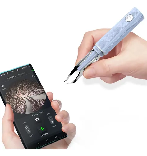 Pinza Con Cámara 1080p Para Cejas Y Vello Facial