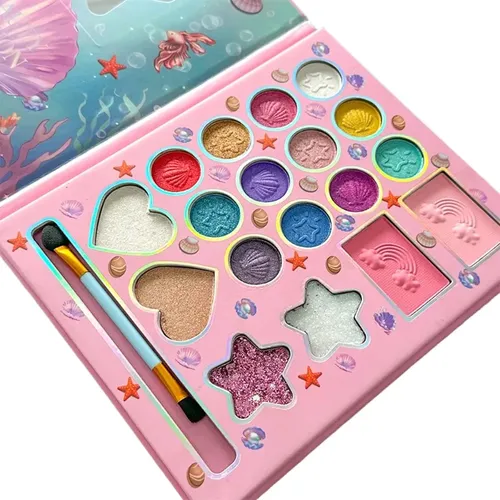 Paleta Maquillaje 18 Colores Concha Mate Brillante Navidad