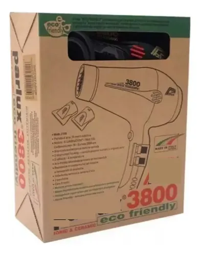 3800 Eco-friendly Black Hair Dryer, 110 V .