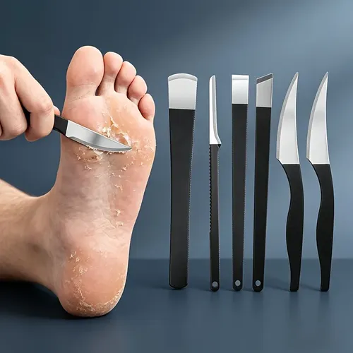 Cuchillo De Acero Inoxidable Para El Cuidado De Los Pies Par