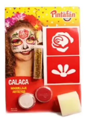 Kit Maquillaje Artistico Pinturas Muertos Halloween Brujas