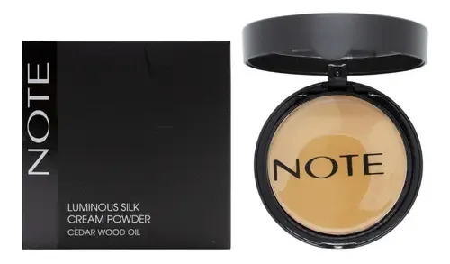 Note Luminous Silk Cream Polvo Vegano Maquillaje Rostro 10gr Color 06 Dark Honey