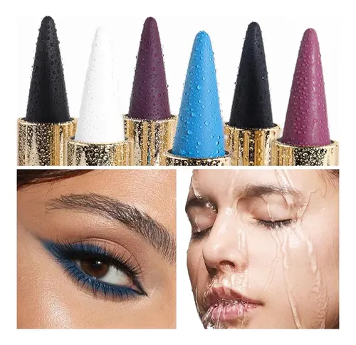 Kaely Lápiz Delineador De Ojos De Gel Azul Oscuro,