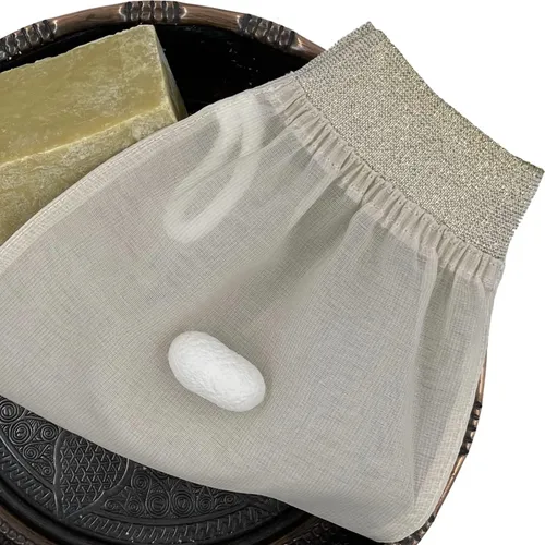 Guante Exfoliante Turco Feel Fine De Seda Natural Dk-10l