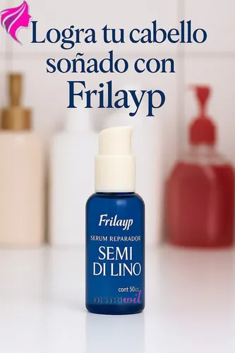 Serum Reparador Semi Di Lino Frilayp X50cc Repara Puntas