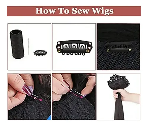 Peluca C A Clips Cucas J, 32 Mm, Extensión De Cabello En For