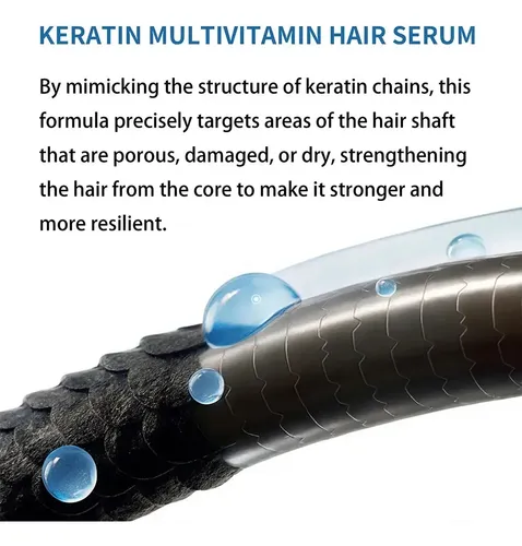 Sérum Capilar De Keratina Y Multivitaminas En Cápsulas 30 Pc