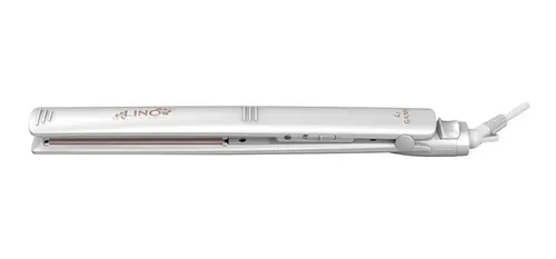 Alaciadora Cabello Profesional Ga.ma Elegance Lino Cerámica Color Blanco