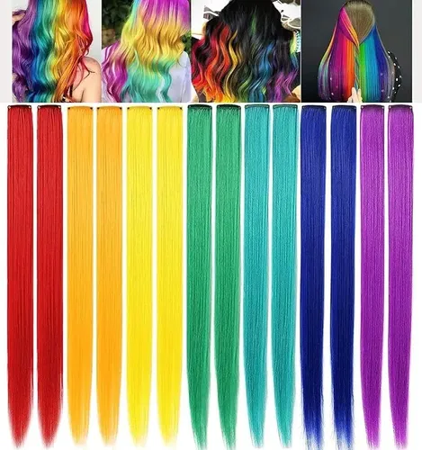 Extensiones Cabello Sinteticas Cortinas Fantasía, 26 Unidade