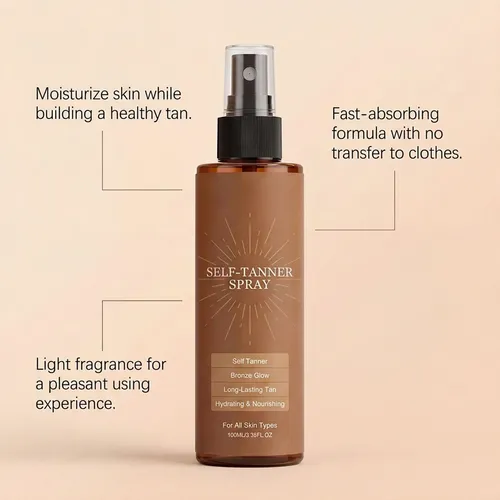 Tanning Spray For Face & Body, Self Tanning Face Mist With