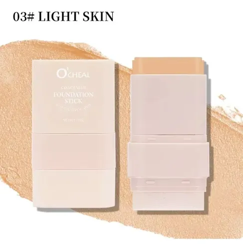 Base Corrector En Barra Con Esponja Integrada Ocheal 03 Light Skin