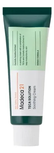 Crema Facial Calmante Madeca 21 Teca Solution Soothing 50 Ml Todo Tipo De Piel Día/noche