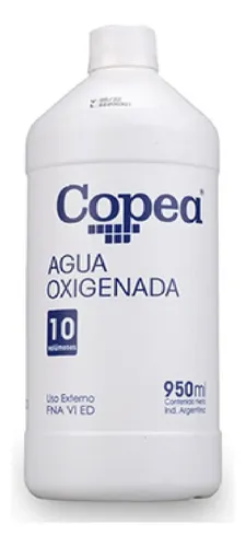 Agua Oxigenada 10 Vol X 950ml Copea Tono Sin tono