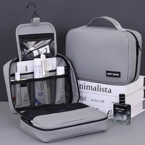 Bolsa Bolso Neceser Cosmetiquera Plegable Para Hombre Viaje