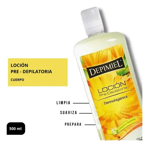 Depimiel Loción Pre-depilatoria Limpia Y Suaviza X 500cc