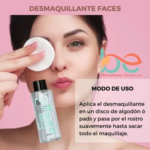 Agua Micelar Desmaquillante Facial Natura Faces