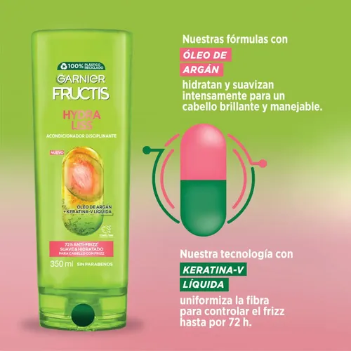 Acondicionador Fructis Hydra Liss X 350 Ml